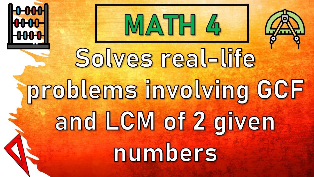 problem solving involving gcf and lcm grade 4