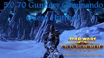 Swtor 5.0 PvP 70 Gunnery Commando Quesh Huttball (The Core race towards victory)