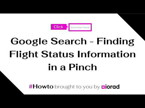 Google Search - Finding Flight Status Information in a Pinch