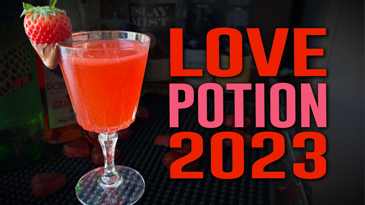 Strawberry Mezcal Margarita for Valentine's Day 