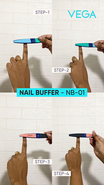How to Get Salon-Style Nails at Home | VEGA Nail Buffer Tutorial