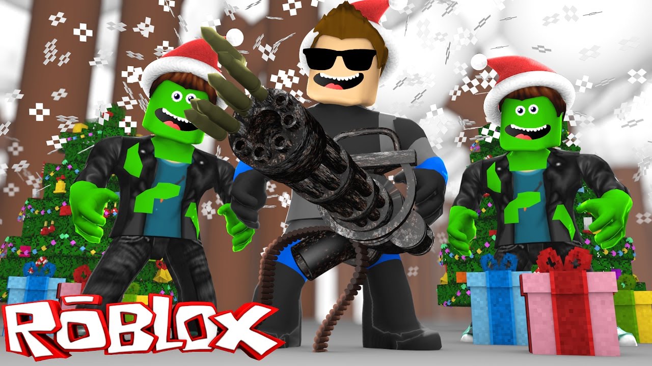 Roblox Saving Christmas From The Zombies Youtube