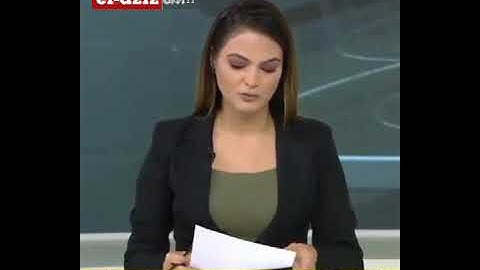 Azeri spiker işgalden kurtuluş haberini gözyaşları ile aktarıyor.