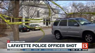 Lafayette police officer shot