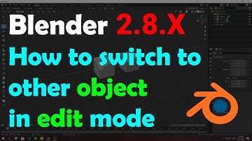 Blender - Is it possible to switch objects while still remaining in edit mode? Yes! Blender 2.8.X
