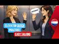 Learn Dutch for Beginners | Elevator Small Talk Conversation (Easy A1 Speaking Practice)