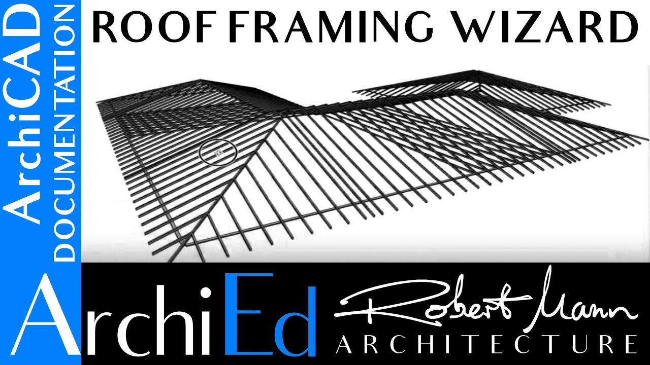 ArchiCAD Roof Framing Wizard YouTube