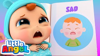 It's Okay to be Sad Baby John | Little Angel Kids Songs \& Nursery Rhymes