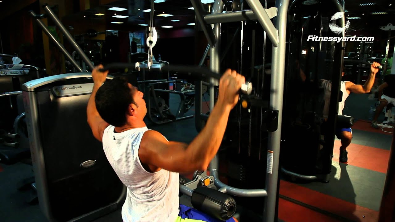 Back Exercises Cable Pull Down YouTube