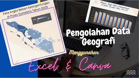 Cara Membuat Peta Digital menggunakan Excel dan Canva || Canva for education
