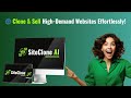SiteClone AI Review - 😍 World’s First &amp; Ever Website Cloning App [Latest 2024 Tech]