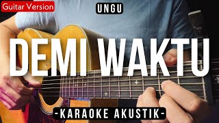 Demi Waktu (Karaoke Akustik) - Ungu (Female Key | High Quality Audio)