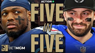 NFL Week 18 Expert Bets & Predictions: 5 Picks in 5 Minutes with Darren Rovell & Chris Raybon screenshot 3