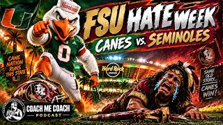 🚨 MIAMI HURRICANES vs. FLORIDA STATE SEMINOLES — HATE WEEK IS HERE! 🟠🟢