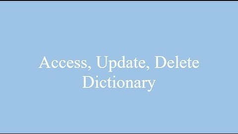 Python Dictionary Mastery: Access, Update, and Delete in Depth #trending #shorts #viralvideo