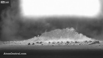 Slow Motion Atomic Explosion