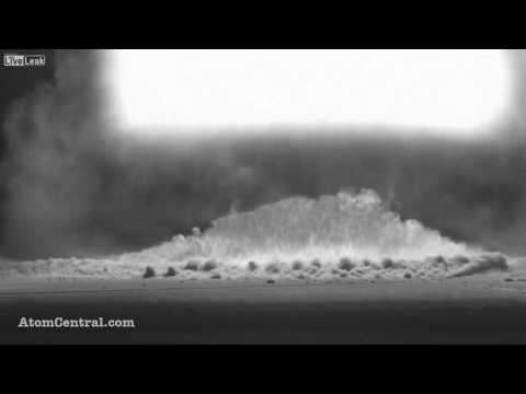Slow Motion Atomic Explosion