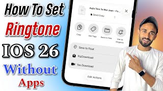 How to set Custom Ringtone in iPhone iOS 26 | iPhone Me Custom Ringtone Kaise Lagaye Without App