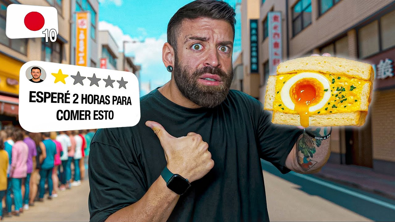 COMIENDO el SÁNDWICH MÁS VIRAL de INTERNET en JAPÓN...
