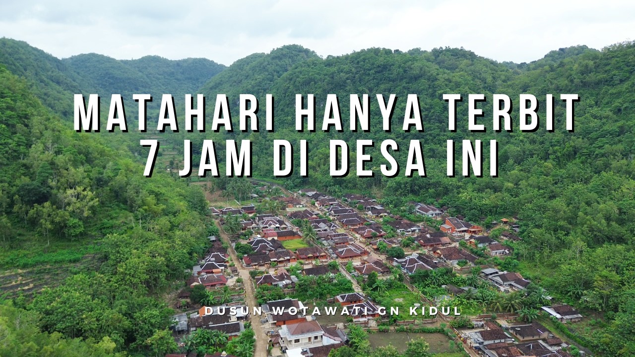 DUSUN INI BERADA DILEMBAH PURBA BENGAWAN SOLO