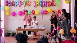 Perayaan ulang tahun bayi lucu shanti ke 2 - baby birthday party