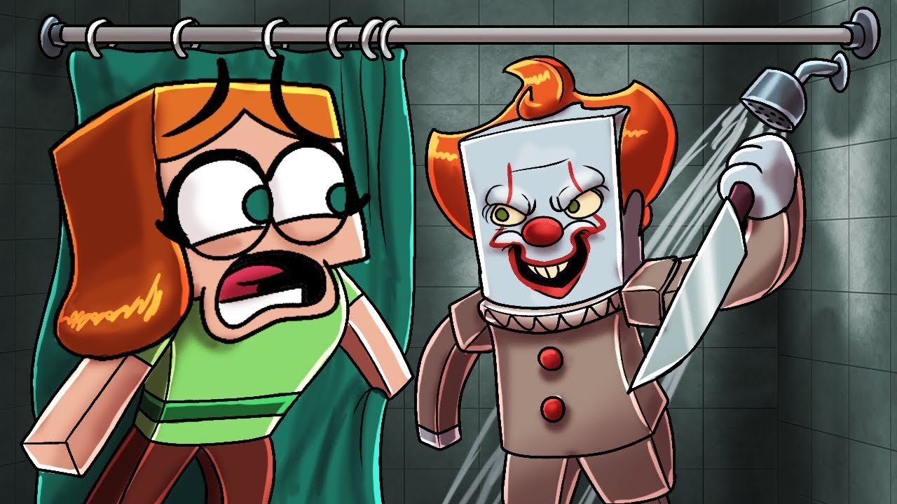 it the movie spoiler Minecraft IT - Pennywise Sneaks into The HOUSE! (IT THE MOVIE)