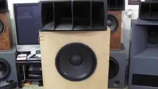 JBL 2225H 15 Inch Woofer with Altec 806 Driver