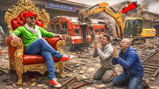 Jack & Shin-chan Ne Pura TRAIN STATION Tod Diya 🚆💥 | INDIAN THEFT AUTO SIMULATOR GAME