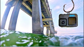 Dropping a GOPRO underneath the Gulf State Pier