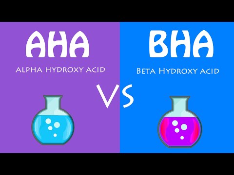 Videó: AHA Vs. BHA: Exfoliantos, Savtípusok, Termékek Kiválasztása