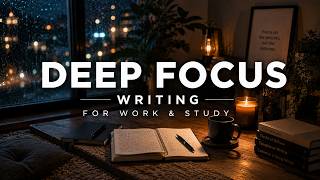 Deep Focus Music | Writing for Work & Study