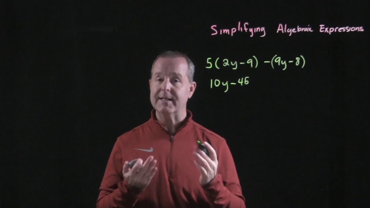 Simplifying Algebraic Expressions - YouTube