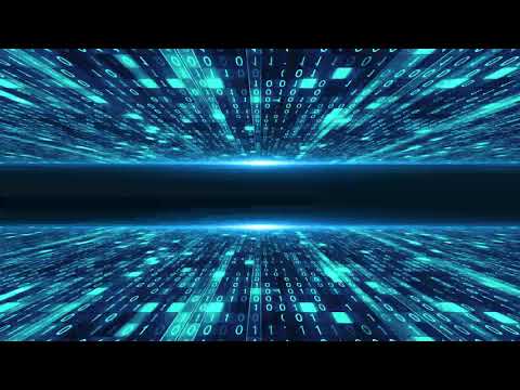 Data stream. Big data fall. Binary code drop
