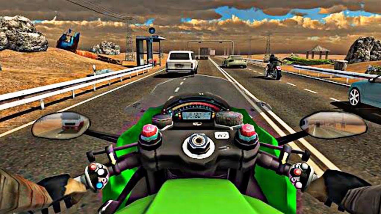 Motorbike Traffic Race Simulator - High Speed Race - Android Gameplay ...