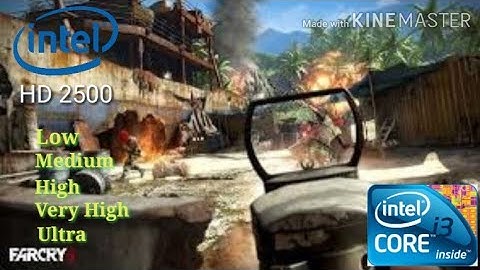 Farcry 3 Gameplay on Intel Core i3-3220 and Intel HD 2500 graphics in ALL SETTINGS (1366x768)