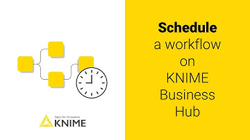 Schedule a workflow execution on KNIME Business Hub