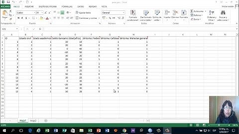 Importar matriz de excel a SPSS