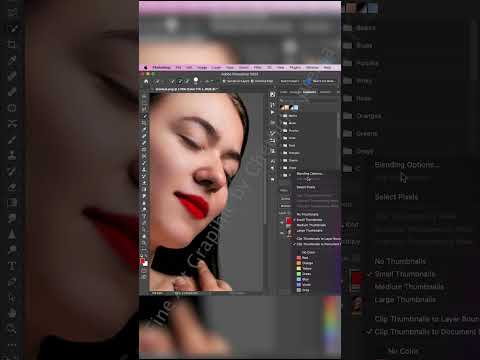 Mind-blowing technique to create realistic lipsticks in photoshop #shorts #edit