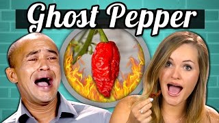 ADULTS vs. FOOD  GHOST PEPPER CHALLENGE