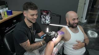He Chose a MASSIVE Jesus Tattoo for His FIRST Tattoo… Here’s How It Went