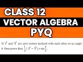 VECTOR ALGEBRA PYQ CLASS 12 CBSE @GiriRajmaths