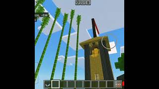 Бассейн на крыше Minecraft