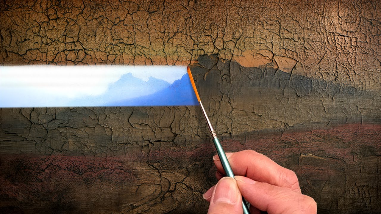 How A Moldy Watercolor Painting Is Professionally Restored YouTube