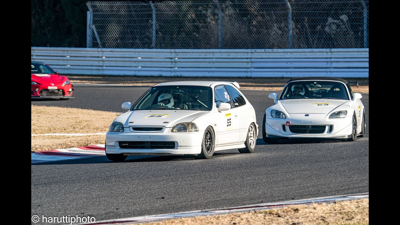 インパクト走行会 2023年12月10日 NA/TS(SPL NA/A NA)クラス 決勝 5LAP オートポリス EK4 シビック