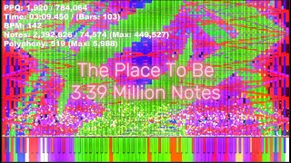 [Black MIDI] The Place To Be - 3.39 Million Notes