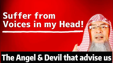Suffer from voices in my head  The Angel & Devil that advise us to do Good or Bad | Assim Al Hakeem