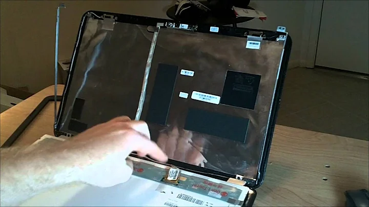 "Laptop screen replacement / How to replace laptop screen HP Pavilion G7-1167DX"