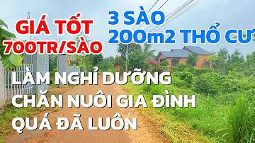 A Huy cần tiền bán 3000m2 sẵn 200m2 thổ cư, gần khu nhà vườn đẹp bàn cờ, giá 700tr/sào ở BRVT