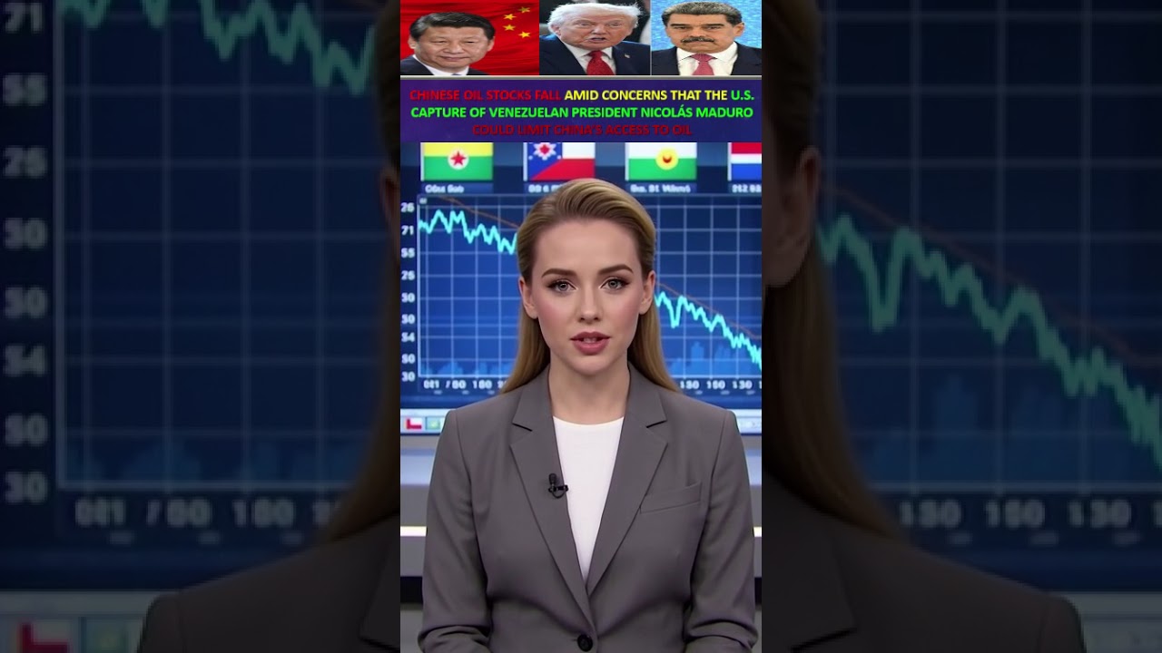 CHINESE OIL STOCKS FALL THAT THE U.S. CAPTURE OF  NICOLÁS MADURO COULD LIMIT CHINA’S ACCESS TO OIL