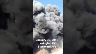 Massive Stockyard Fire
